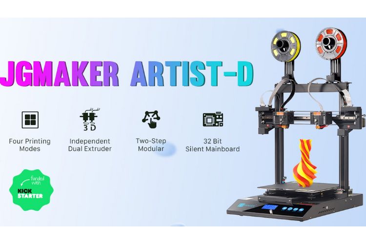 Crowdfunding-Dual Extruder Independent 3D Printer (1)