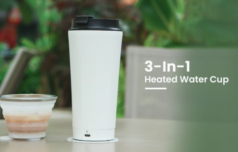 3-In-1 Heated Water Cup with 65W PD Fast Charging