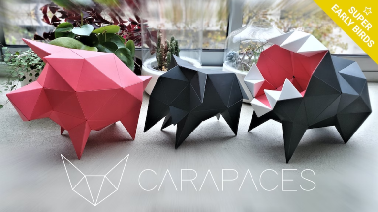 Crowdfunding project - Massive DIY Origami Sculpture 3D Puzzle Game