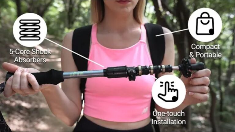 Indiegogo - Premium Trekking Pole with 5-Core Shock Absorbers