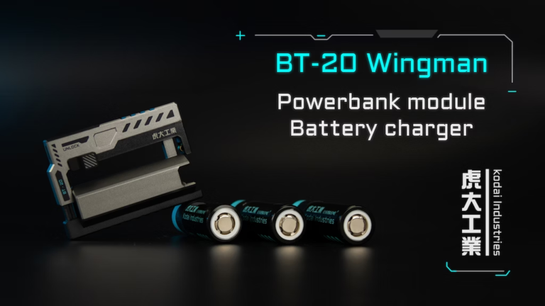 Kickstarter - BT-20Wingman Tactical power bank with detachable batteries