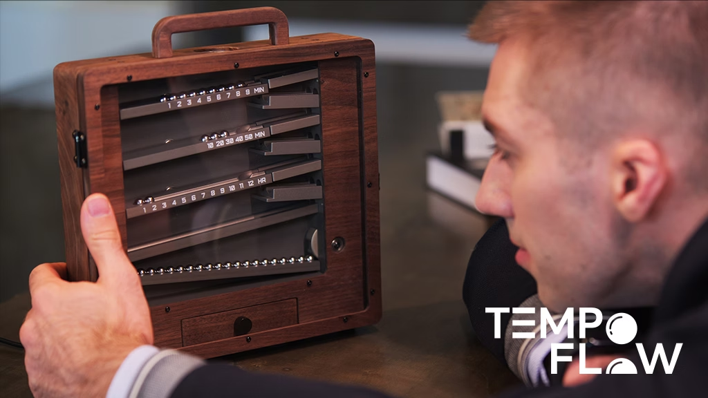 Kickstarter - TempoFlow-Embrace Time in a New Way with Rolling Ball Clock