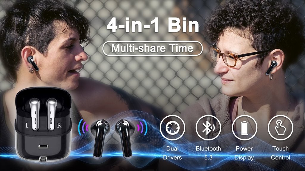 Kickstarter - The Dual Portable Wireless Bluetooth Headphones