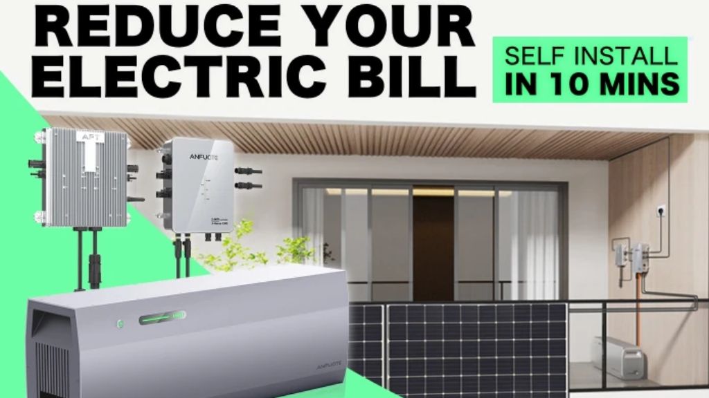 Indiegogo - Anfuote Balcony Solar Energy Storage System