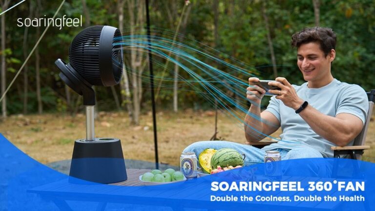 Kickstarter - Soaringfeel Cordless 360° Fan-Stay Cool Indoors&Outdoors