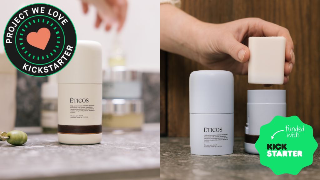 Kickstarter - ÉTICOS Advanced Natural & Refillable Deodorant