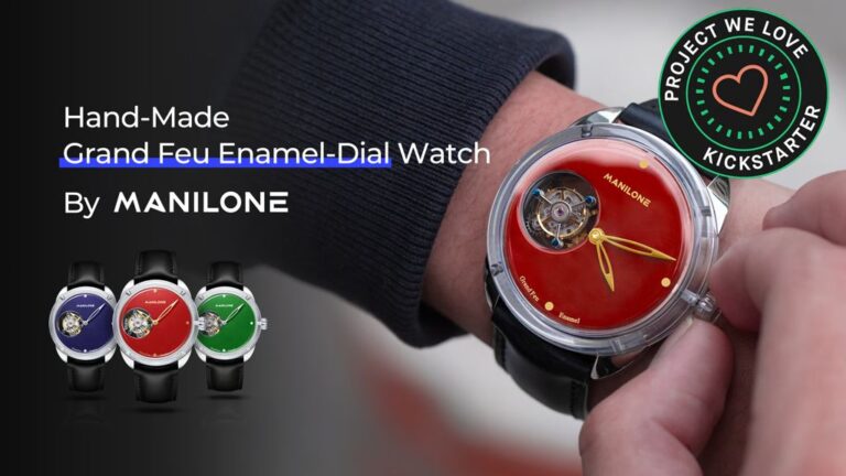 Kickstarter - Hand-Made Grand Feu Enamel-Dial Watch by MANILONE