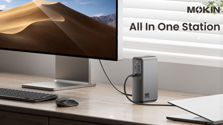 Kickstarter - MOKiN All In One Station 100W GaN Charger & USB-C Hub