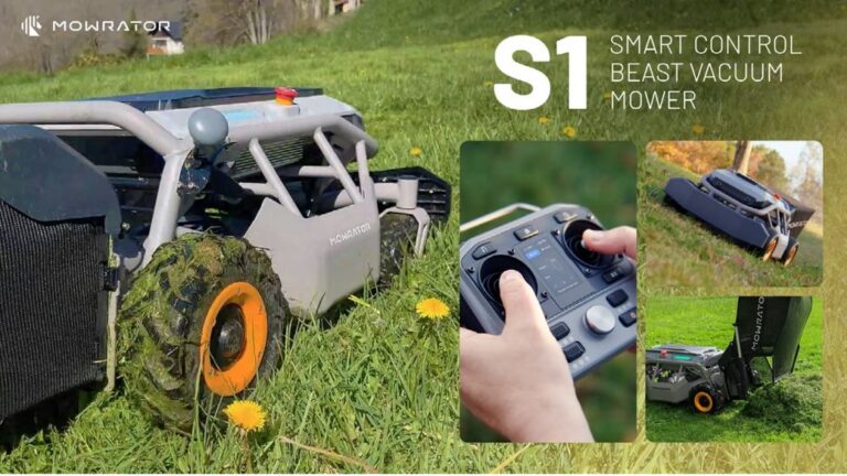 Kickstarter- Mowrator S1 Smart Remote Control Slope Vacuum Mower