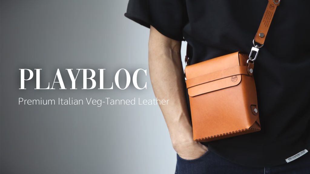 Kickstarter - PlayBloc Leather Bag Sustainable Fashion for Every Day