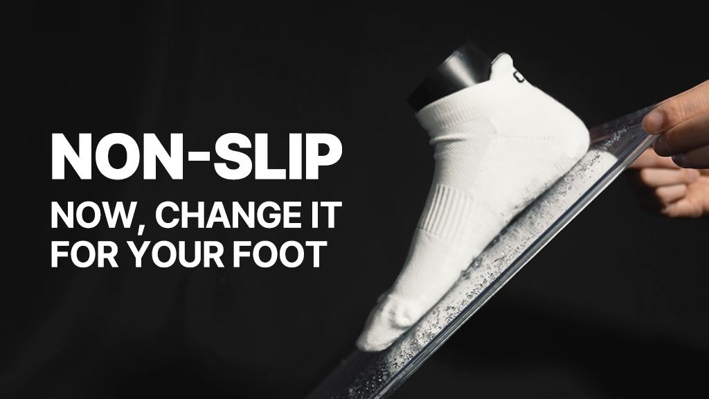 Kickstarter - AIR GRIP SPORTS SOCKS Grip like Rain Tires!