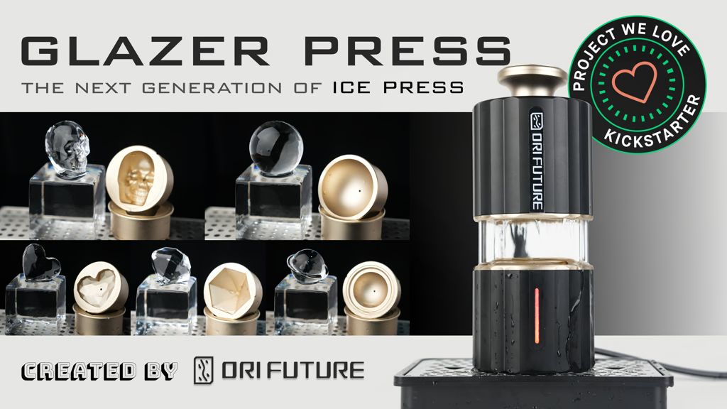 Kickstarter - GLAZER Press A Greater Way to Sculpt your Crystal ICE