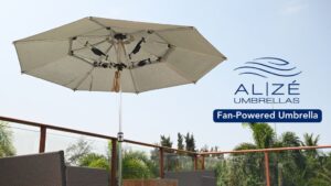 Kickstarter - Alizé Umbrella The Ultimate Umbrella with Built-In Fans