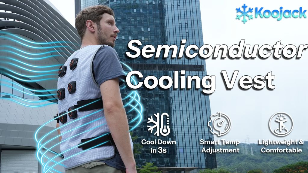 Kickstarter - Koojack Semiconductor Fast Cooling Vest for Chill Comfort