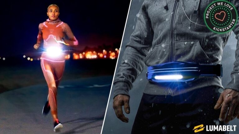 Kickstarter - Lumabelt Bright LED Light Belt With Zip-Up Pocket