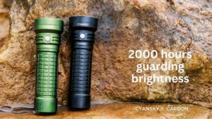 Kickstarter - 2000LM No Dimming No Overheating LiFePO4 Battery Flashlight