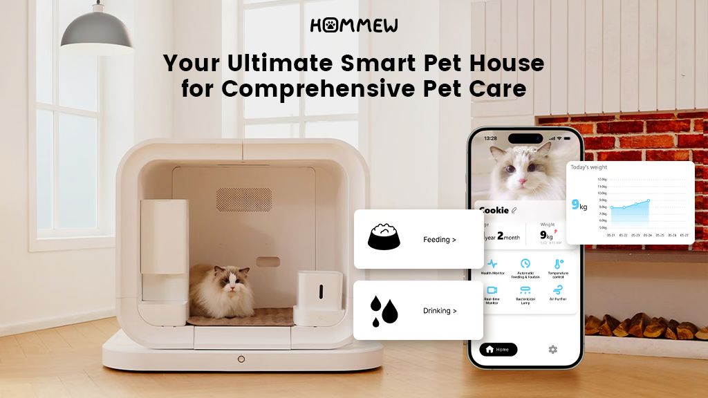 Kickstarter - Hommew The Revolutionary All-in-One Intelligent Pet House