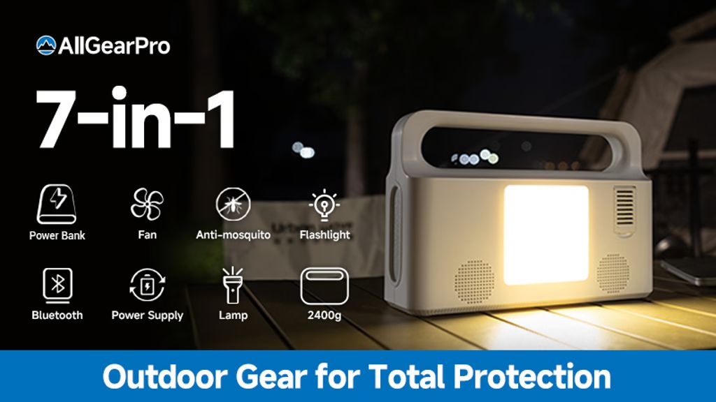 Kickstarter - AllGearPro 7-in-1 Outdoor Gear for Total Protection