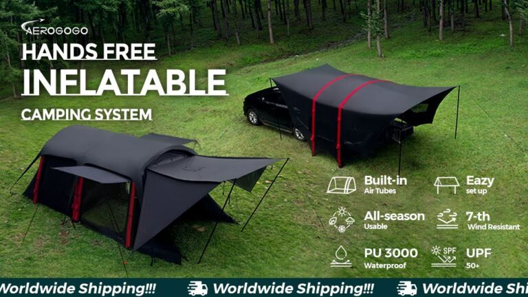 Kickstarter - Gouse Tent&Luli Canopy Hands Free Inflatable Camping System