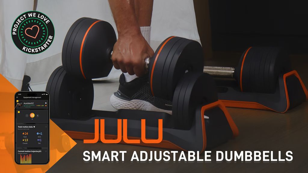 Kickstarter - JULU Smart Adjustable Dumbbells