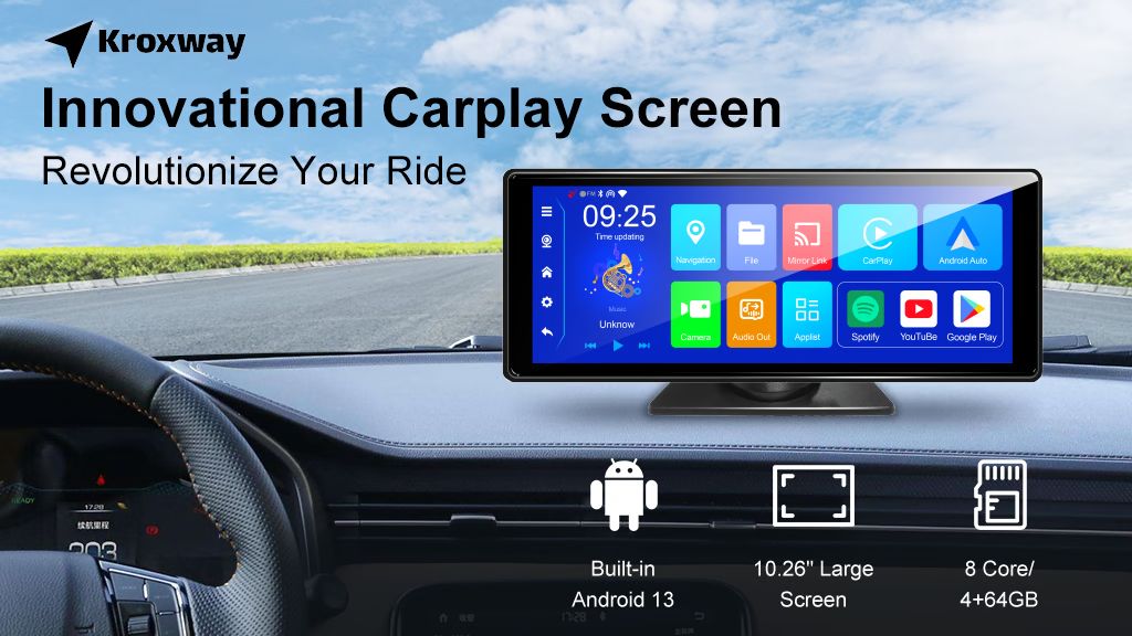 Kickstarter - KroxWay World's First Carplay Screen with Android 13