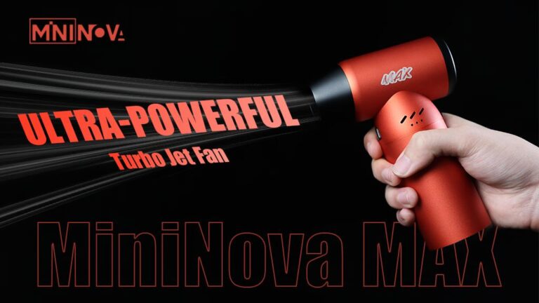 Kickstarter - MiniNova MAX131,000RPM Powerful High-speed Turbo Jet Fan