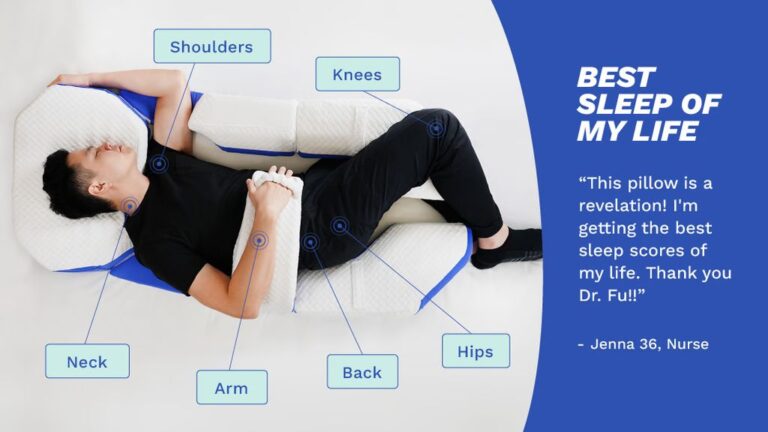 Kickstarter - Modular Pillow Doctor-Developed 45° Full Body Pillow 💤