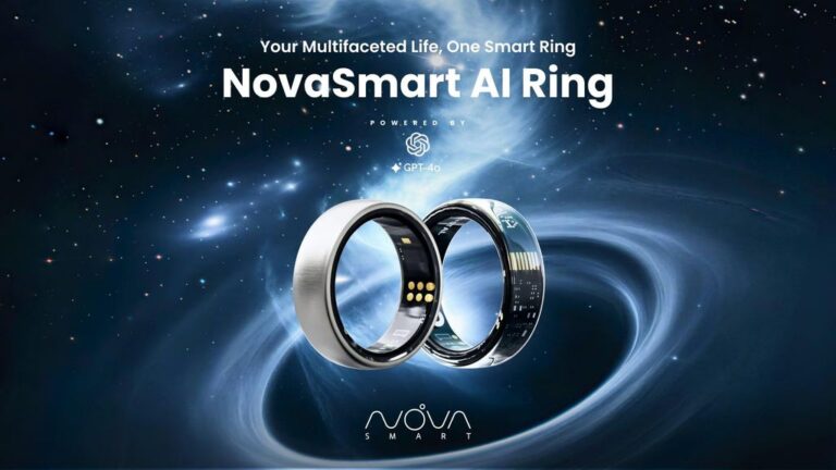 Kickstarter - NovaSmart Ring ChatGPT-4o Empowered Stylish AI Smart Ring