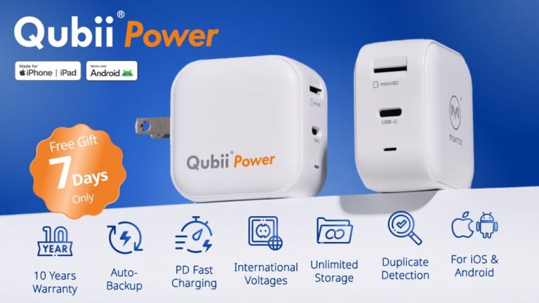 Kickstarter - Qubii Power 2-in-1 Auto-Backup & Charge