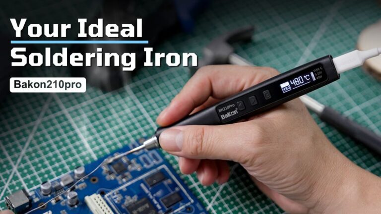 Kickstarter - Bakon210pro-A Portable Thermostatic Soldering Iron for You