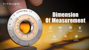 Kickstarter - TITANER - Mini Titanium Curve Measure Slide Rule