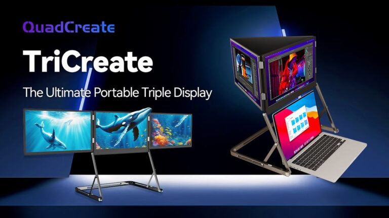 kickstarter - TriCreate Triple-Screen Display