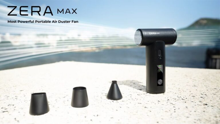 kickstarter - ZERA MAX - Most Powerful Portable Air Duster Fan