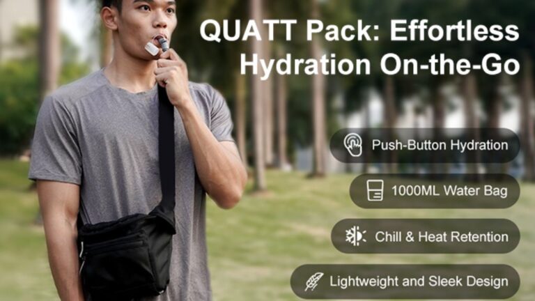 Indiegogo - QUATT Keep Ice Water Close and Essentials Handy