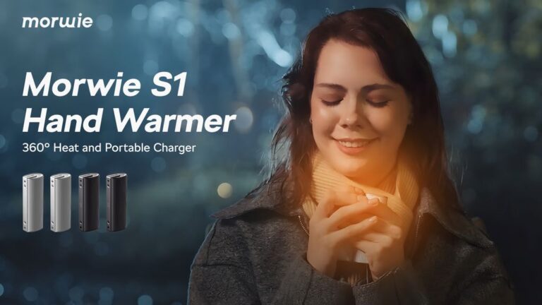 Kickstarter - Morwie S1 Hand Warmer 360° Heat and Portable Charger