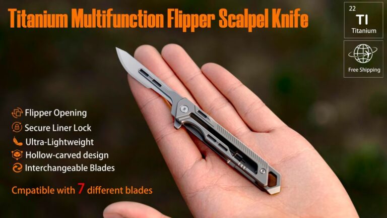 Kickstarter - Titanium Multifunctional Folding Surgical Knife