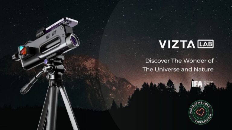 Kickstarter - VIZTA Portable Smart Telescope, Designed for Your Smartphone