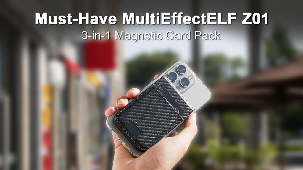 Kickstarter - MultiEffectELF Z01Magnetic Card BagWireless ChargingStand