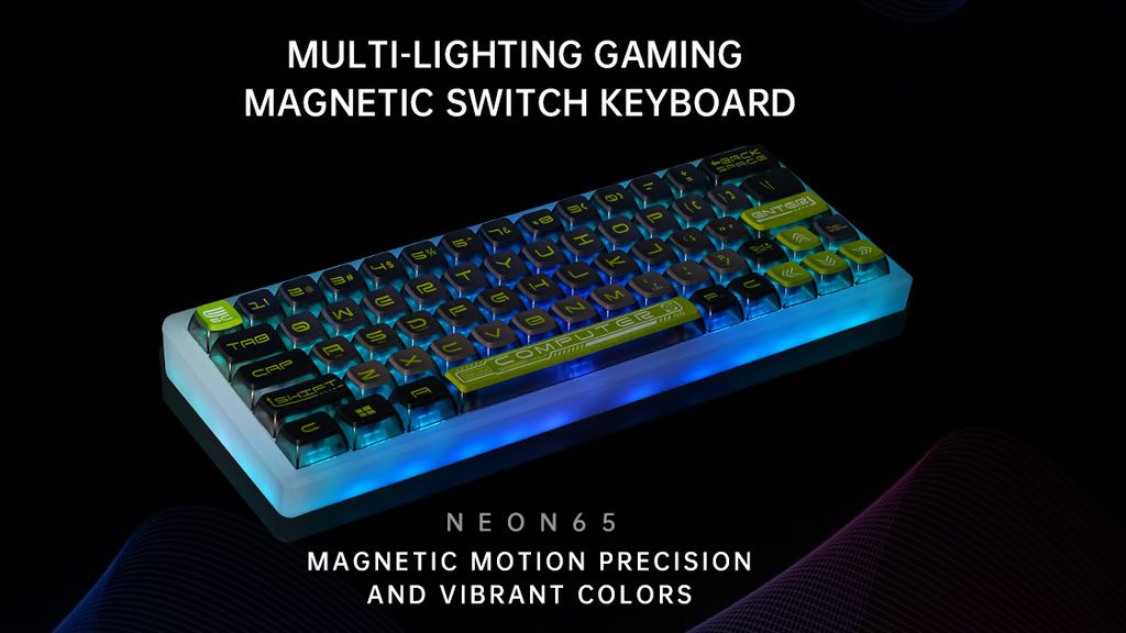 Kickstarter - Neon65 Multi-Lighting Gaming Magnetic Switch Keyboard