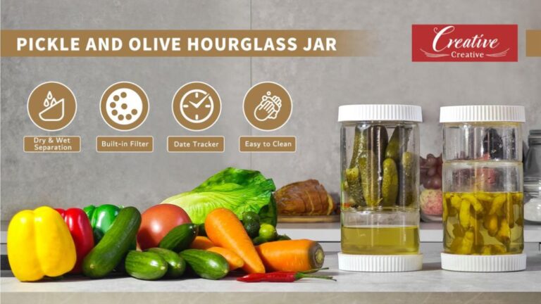 Kickstarter - Glass Pickle Jar Preserve Your Pickles with Confidence