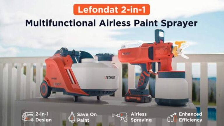 Kickstarter - Lefondat 2-In-1 Detachable Airless Paint Sprayer