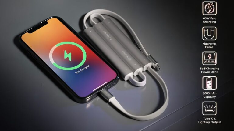 Kickstarter - IVYCable P6- Fast-Charging Magnetic Cable & Power Bank