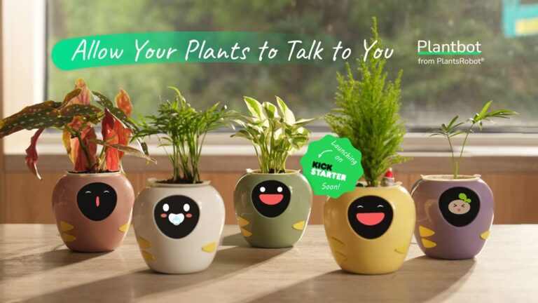 Kickstarter - Plantbot - allows your plants to talk to you