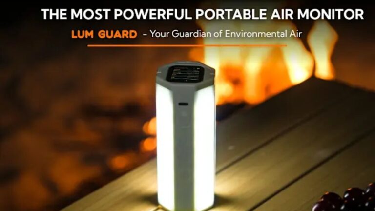 Indiegogo - LUM GUARD - Most Powerful Portable Air Monitor