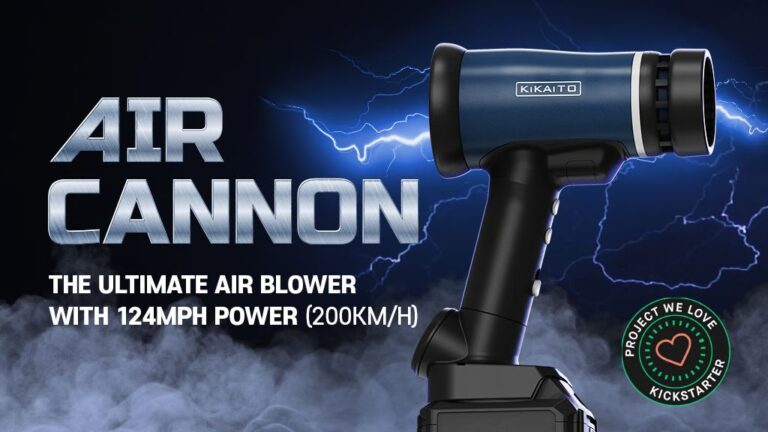 Kickstarter - AirCannon A Storm in Your Hand. 124MPH Forceful Air Blower