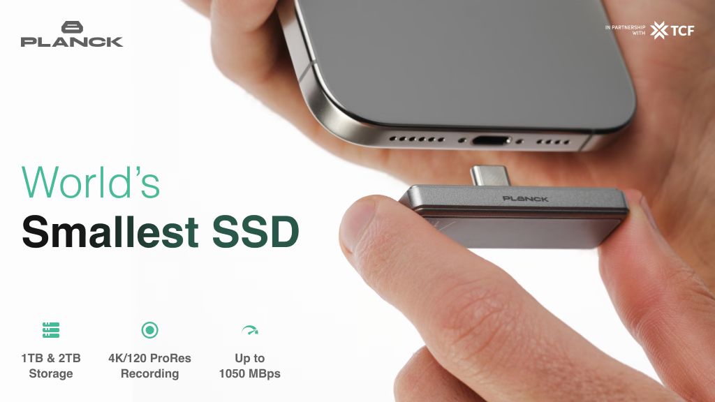 Kickstarter - Planck The World’s Smallest Phone-first SSD with up to 2TB